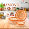 Diamond Fruit Basket 3 Piece set