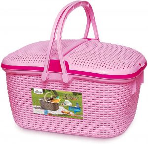 carry basket for picnic and kitchen