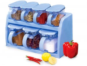 spice rack jar plastic cheap