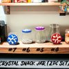 Crystal Snack Jars