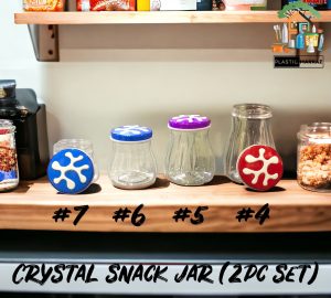 Crystal Snack Jars