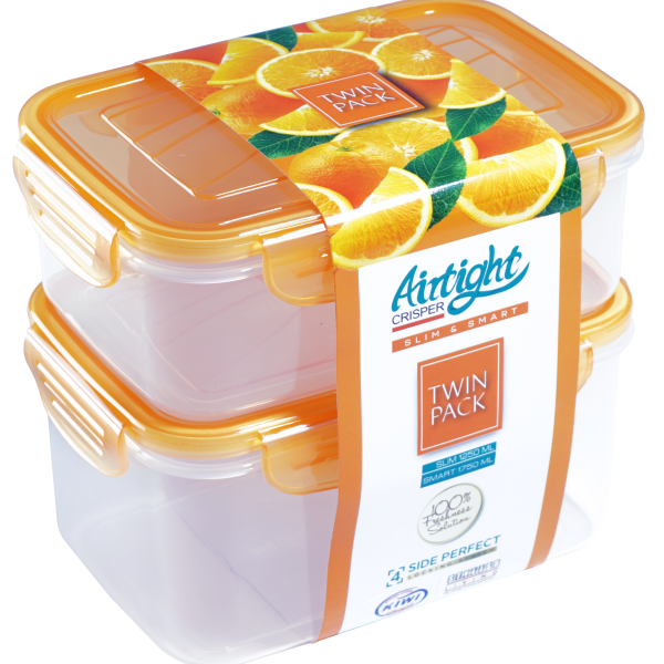 Kiwi Airtight Crisper Twin Pack